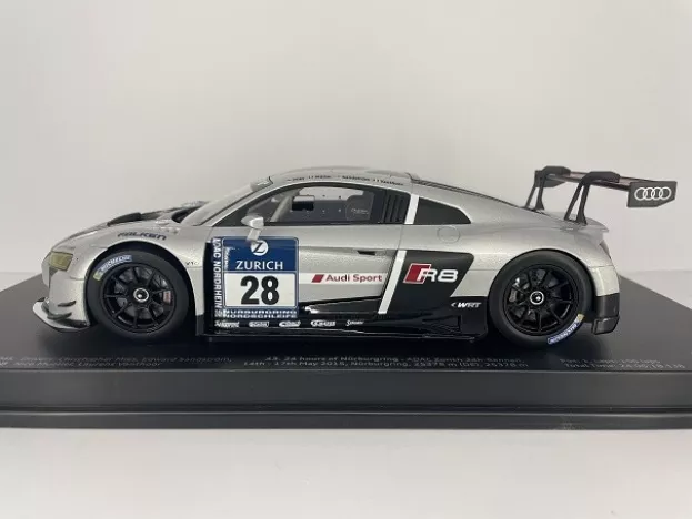 Paragon Audi R8 Lms Ultra Team Audi Sport Wrt N 28 Winner 24h Nurburgring 2015 C.mies N.mueller E.sandstrom L.vanthoor 1:18 88102