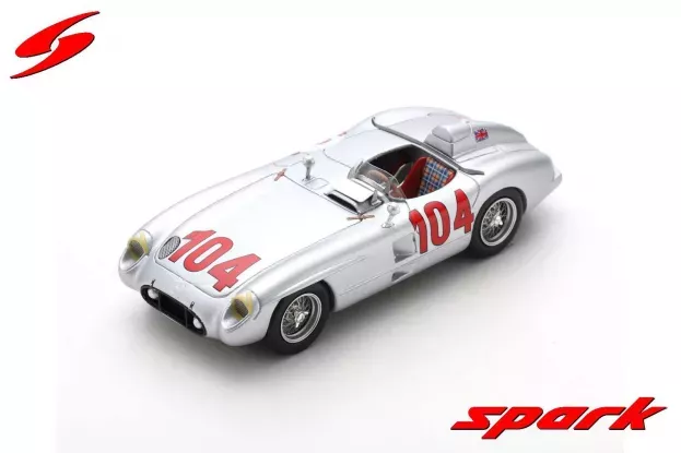 Spark Mercedes 300 Slr Spider N 104 Winner Targa Florio 1955 S.moss P.collins 1:43 43TF55