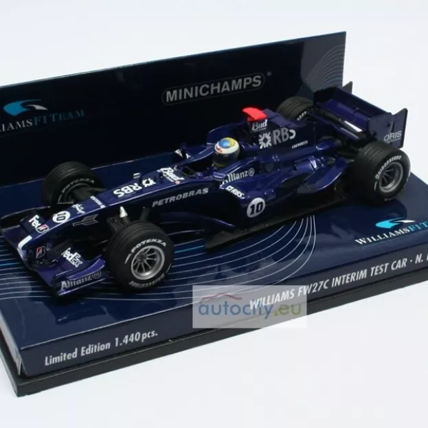 Minichamps Williams F1 Fw27c N 10 N.rosberg Interim Car 2005 1:43 400050110