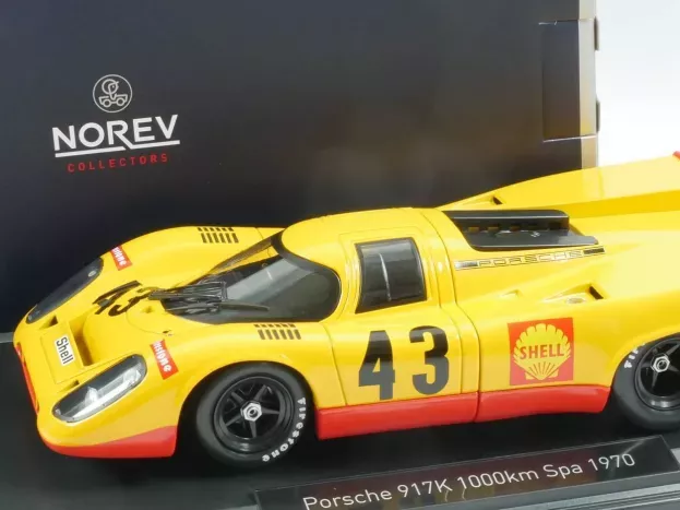 Norev Porsche 917k N 43 24h Spa Francorchamps 1970 H.laine G.van Lennep 1:18 187585