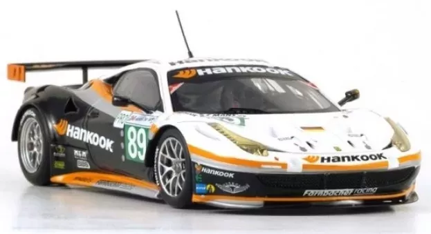 Truescale Ferrari 458 Italia 8c Gt2 Hankook Team Farnbacher N 89 24h Le Mans 2011 Farnbacher Simonsen Keen 1:43 TSM11FJ023