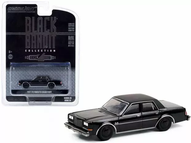Greenlight Plymouth Gran Fury 1987 Black Bandit 1:64 28050C
