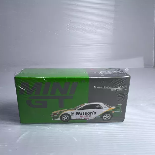 Mini-GT Nissan Skyline Gt-r r32 Gr.2 Team Watson's N 2 Rhd Macau Gp 1991 A.skaife 1:64 MGT00377-R