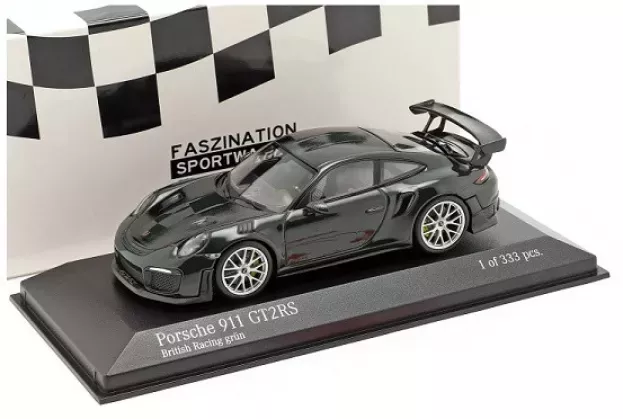 Minichamps Porsche 911 991-2 Gt2 Rs Coupe 2018 Silver Rims 1:43 413067287