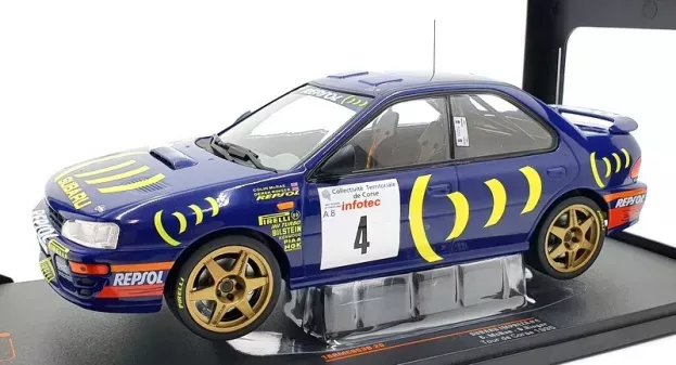 IXO Models Subaru Impreza 555 Repsol N 4 Rally Tour De Corse 1995 C.mcrae D.ringer 1:18 18RMC063B.20