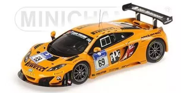 Minichamps Mclaren 12c Gt3 Team Doerr Motorsport N 69 24h Nurburgring 2014 Adams Asch Parente 1:43 437141369