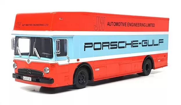 Premium Classixxs Mercedes Truck Transporter Porsche Gulf Jw Automotive 1:43 12203