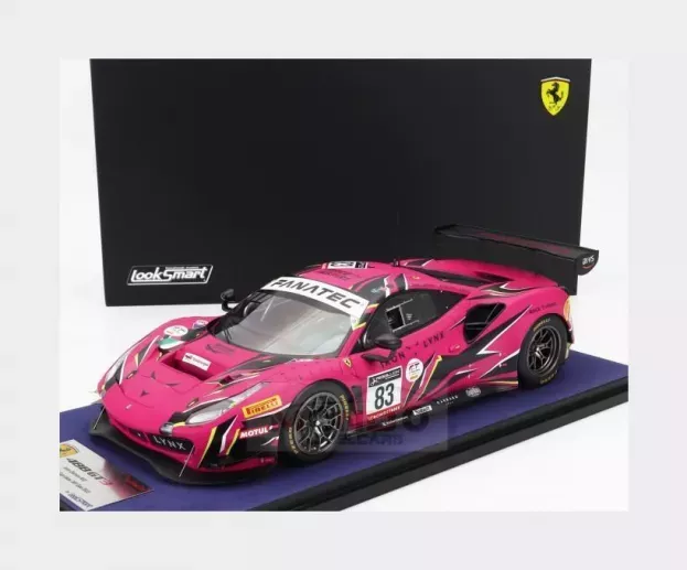 Looksmart Ferrari 488 Gt3 Evo 3.9l Turbo V8 Team Iron Dames N 83 Winner Gold Cup Class 24h Spa 2022 Sarah Bovy Rahel Frey Michelle Gatting Doriane Pin Con Vetrina With Showcase 1:18 LS18RC019