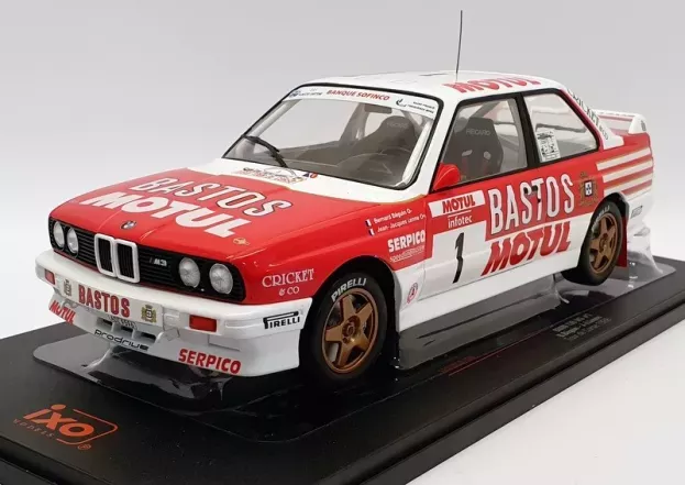 IXO Models Bmw 3-series M3 e30 Team Motul Bastos N 1 7th Rally Tour De Corse 1988 Bernard Beguin Jean Jacques Lenne 1:18 18RMC040A