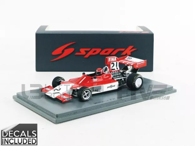 Spark Williams F1 Fw N 21 Sweden Gp 1974 T.belso 1:43 S4040