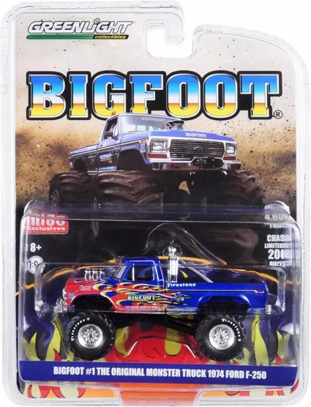 Greenlight Ford F-250 Pick-up Bigfoot Monster Truck 1974 1:64 51282