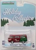 GreenLight Volkswagen Type 2 Bus Holiday Collection - 51077 New 2016 Red 1:64