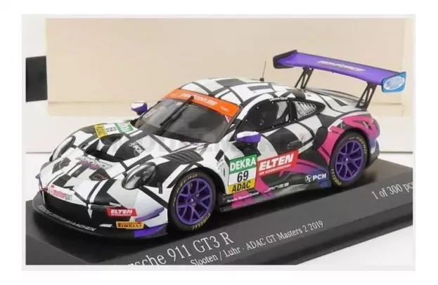 Minichamps Porsche 911 991-2 Gt3-r Iron Force By Ring Police Team N 69 Adac Gt Masters Race Most 2019 J.e.slooten L.luhr 1:43 413196099