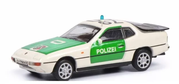 Schuco Porsche 924 Coupe Polizei Police 1976 1:87 452650000