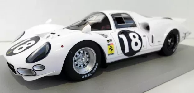 Tecnomodel Ferrari 365 P2 White Elephant N 18 24h Le Mans 1966 B.bondurant M.gregory 1:18 TM18-17B
