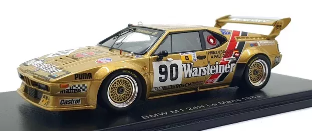 Spark Bmw M1 M88 3.5l Team Brun Motorsport Gmbh N 90 24h Le Mans 1983 A.pallavicini J.winther Prinz L.von Bayern 1:43 S6407