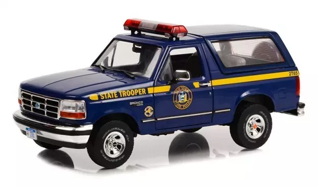 Greenlight Ford Bronco Xlt New York State Police Department 1996 1:18 19121