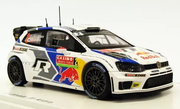 Spark Volkswagen Polo Wrc Team Volkswagen Motorsport N 2 4th Rally Montecarlo 2014 M.latvala M.anttila 1:43 S3786
