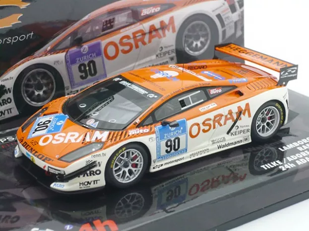 Minichamps Lamborghini Gallardo N 90 24h Nurburgring 2008 Tilke Adorf Hennerici 1:43 437081090