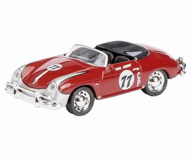Schuco Porsche 356a Spider Open N 77 Scca National Road America 1962 B.jennings 1:87 26095