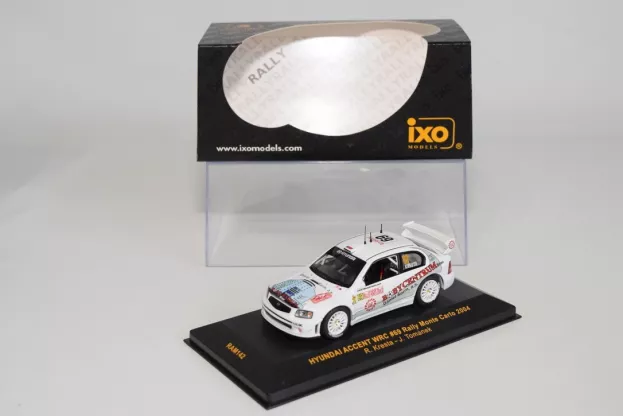 IXO Models Hyundai Accent Wrc N 69 Rally Montecarlo 2004 R.kresta J.tomanek 1:43 RAM142