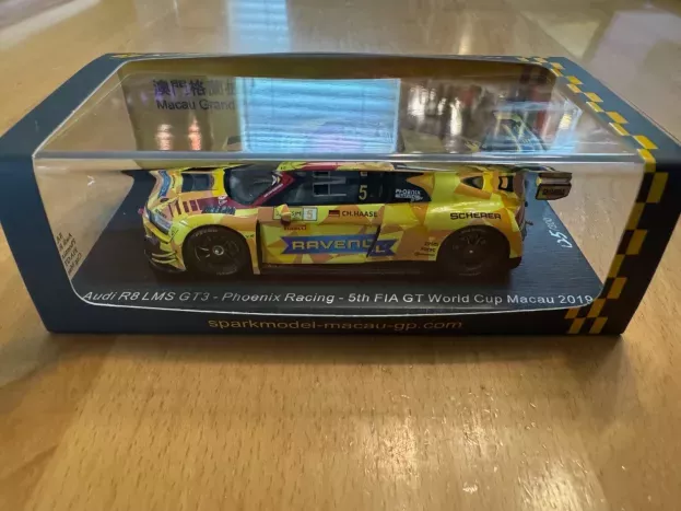 Spark Audi R8 Lms Team Phoenix Racing N 5 Fia Gt World Cup Macau 2019 C.haase 1:43 SA213