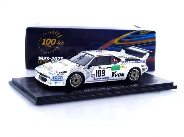 Spark Bmw M1 N 109 24h Le Mans 1984 P.de Thoisy P.dogoreau J.f.yvon 1:43 S6409