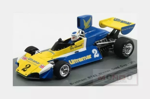 Spark Brabham F1 Bt42 N 2 Winner Oulton Park Gold Cup Gp 1976 G.edwards 1:43 S7100
