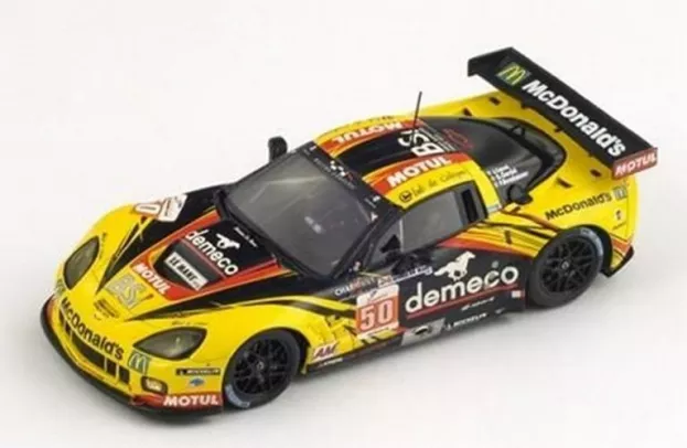 Spark Chevrolet Corvette C6 Zr1 Coupe Team Larbre Competition N 50 Winner Gte Am 24h Le Mans 2011 P.bornhauser J.canal G.gardel 1:43 S2543