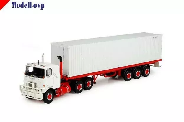 Tekno Mack Mack Classic 40ft Container Mack F700 6x4 Vlakke Oplegger Klassieke 40ft Container 1:50 72620