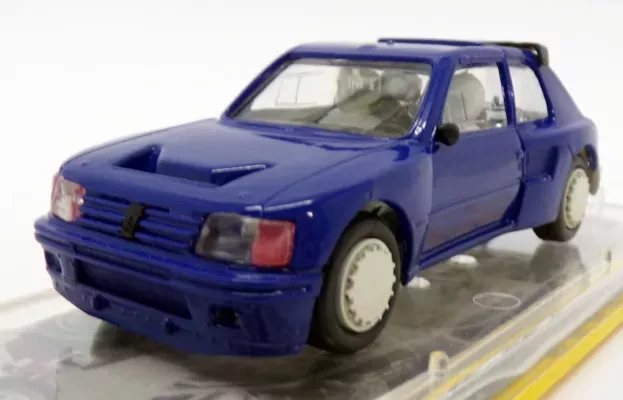Vitesse Peugeot 205 T16 Gauloises N 14 29th Rally Tour De Corse 1985 A. Mahe B. Darniche 1:43 SM26