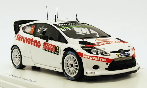 Spark Ford Fiesta Wrc N 14 11th Rally Montecarlo 2015 H.solberg I.minor 1:43 S4509