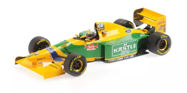 Minichamps Benetton F1 B193 Team Benetton Ford N 6 3rd British Gp 1993 R.patrese 1:18 110930906