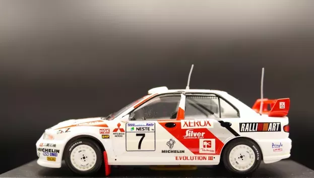 IXO Models Mitsubishi Lancer Evo Iii N 7 Winner Rally 1000 Lakes 1996 Tommi Makinen Seppo Harjanne 1:43 RAC094