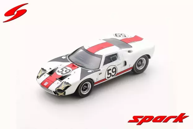 Spark Ford Gt40 4.7l V8 Team Essex Wire Corporation N 59 24h Le Mans 1966 S.scott P.revson 1:43 S4537