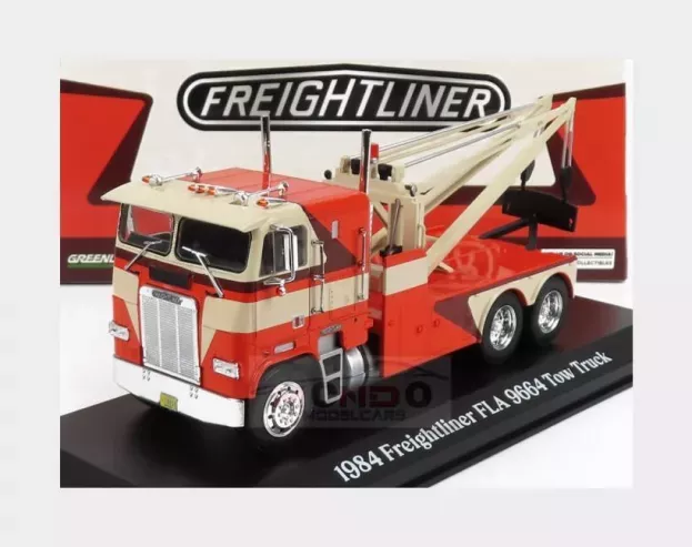 Greenlight Freightliner Fla 9664 Tractor Truck Gru Crane 3-assi Carro Attrezzi Wrecker Road Service 1984 1:43 86631