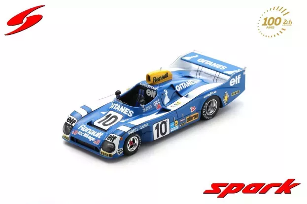 Spark Mirage M9 20.l V6 Turbo Team Grand Touring Cars Inc. N 10 24h Le Mans 1978 V.schuppan J.laffite S.posey 1:43 S0311