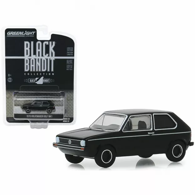 Greenlight Volkswagen Golf Mki 1976 Black Bandit 1:64 28010C