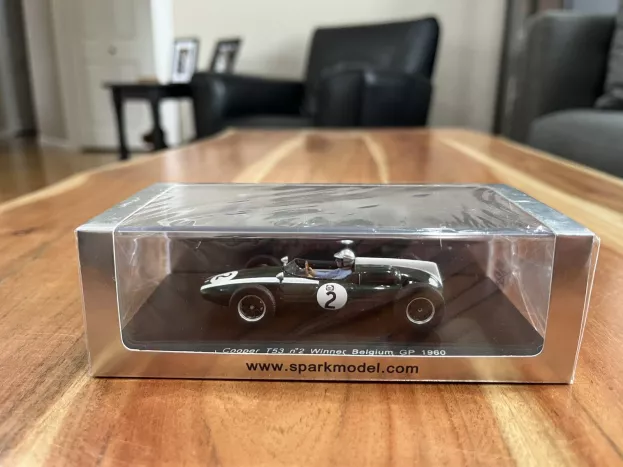 Spark Cooper F1 T53 N 2 World Champion Winner Belgium Gp 1960 Jack Brabham 1:43 S3510