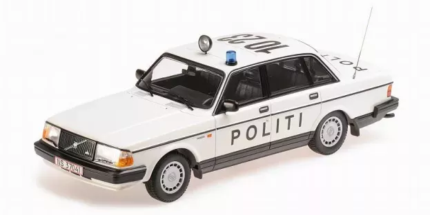 Minichamps Volvo 240gl Denmark Police 1986 1:18 155171495
