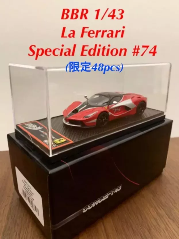 BBR Ferrari Laferrari N 74 Special Edition 2015 Black Roof 1:43 BBRC13774
