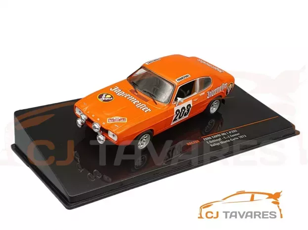 IXO Models Ford Capri Mki Jagermeister N 203 Rally Montecarlo 1973 E.schimpf E.j.zauner 1:43 RAC269