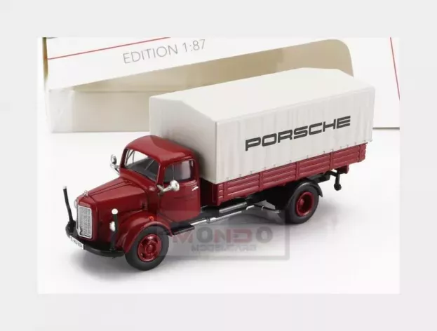 Schuco Mercedes L3500 Truck Telonato Porsche 1950 1:87 452667800