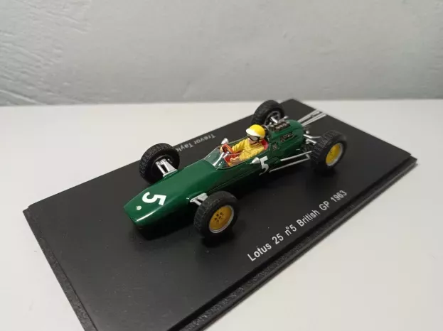 Spark Lotus F1 25 N 5 British Gp 1963 Trevor Taylor 1:43 S1611