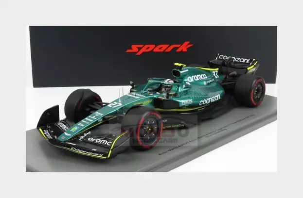 Spark Aston Martin F1 Amr22 Team Aramco Cognizart N 27 Bahrain Gp 2022 Nico Hulkenberg Con Vetrina With Showcase 1:18 18S761