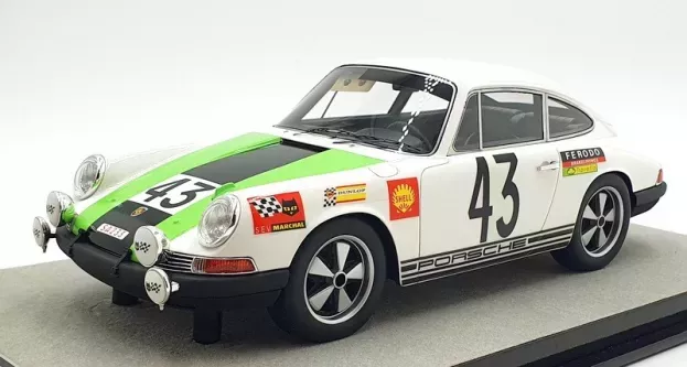 Tecnomodel Porsche 901 911t N 43 24h Le Mans 1968 Jean Pierre Gaban Roger Vanderschrick 1:18 TM18-159A