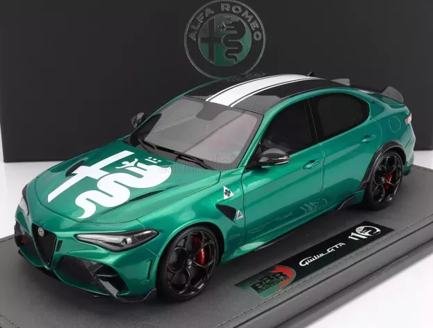 BBR Alfa Romeo Giulia Gta 2020 Con Vetrina With Showcase 1:18 BBRC1851C-21ST-VET