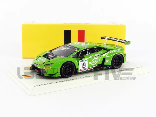 Spark Lamborghini Huracan Gt3 N 19 Grt Team Grasser Racing 24h Spa 2017 R.ineichen r.gianmaria E.perez Compac 1:43 SB296