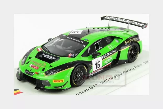 Spark Lamborghini Huracan Gt3 Team Grt Grasser Racing N 16 24h Spa 2016 M.bortolotti J.bleekemolen R.ineichen 1:43 SB285