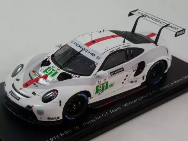 Spark Porsche 911 991-2 Rsr-19 4.2l Team Porsche Gt N 91 Winner Lmgte Pro Class 24h Le Mans 2022 Gianmaria Bruni Richard Lietz Frederic Makowiecki 1:43 S8645